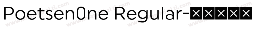 Poetsen0ne Regular字体转换